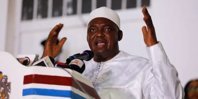 Gambian President Adama Barrow