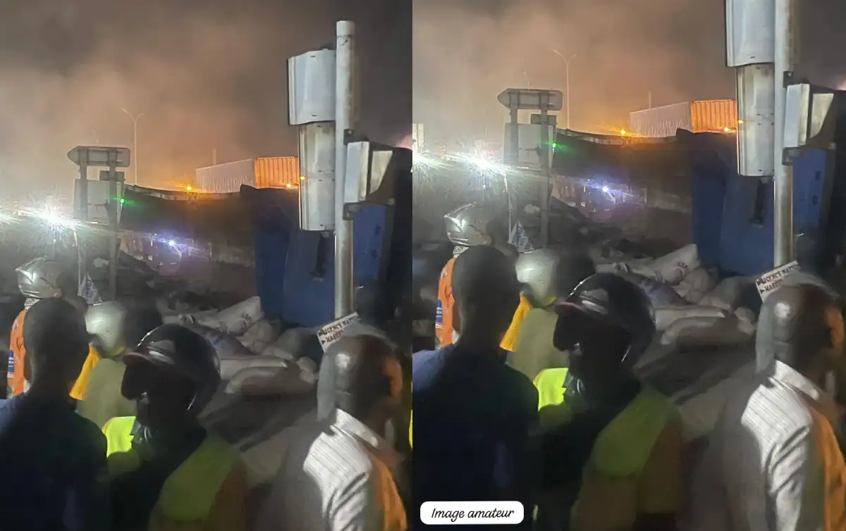 Accident camion Calavi