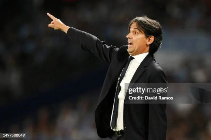 L'entraineur italien Simone Inzaghi