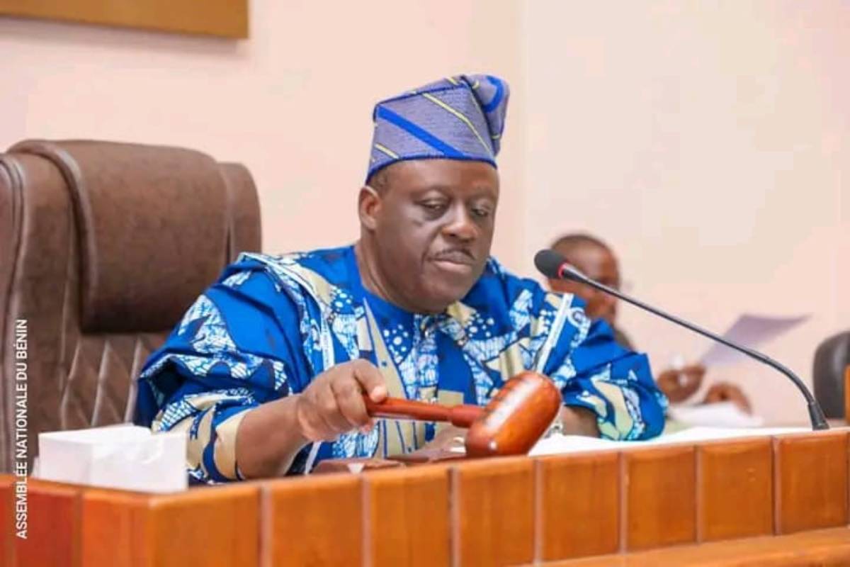 Louis Vlavonou, président de l'Assemblée nationale, 8e législature