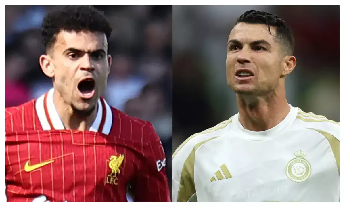 Cristiano Ronaldo et Luis Diaz