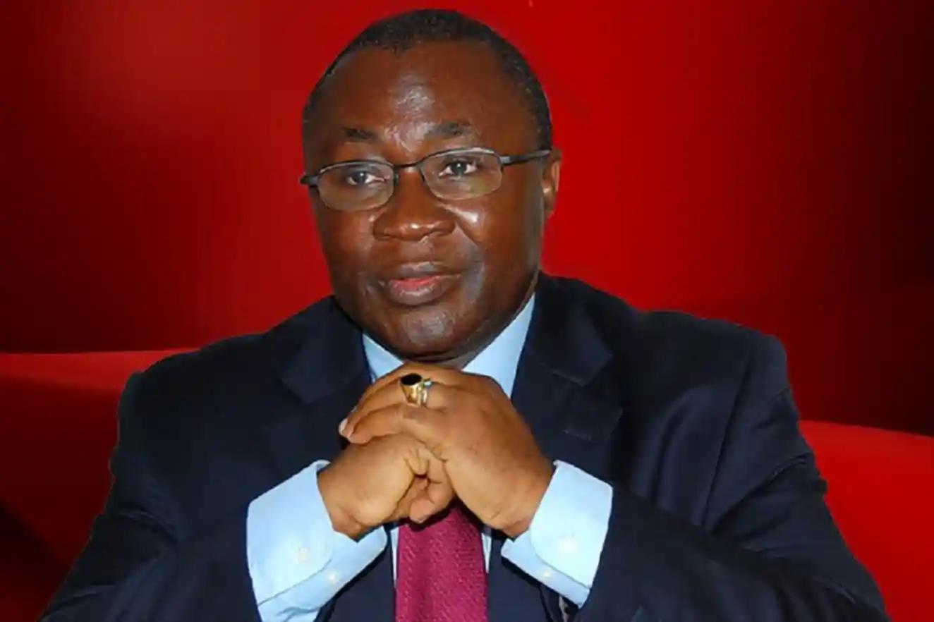 Jacques Migan, High Commissioner for the Prevention of Corruption, speaking at a campaign event.