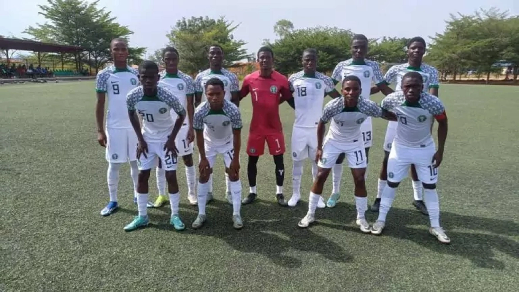 Des joueurs U17 du Nigeria