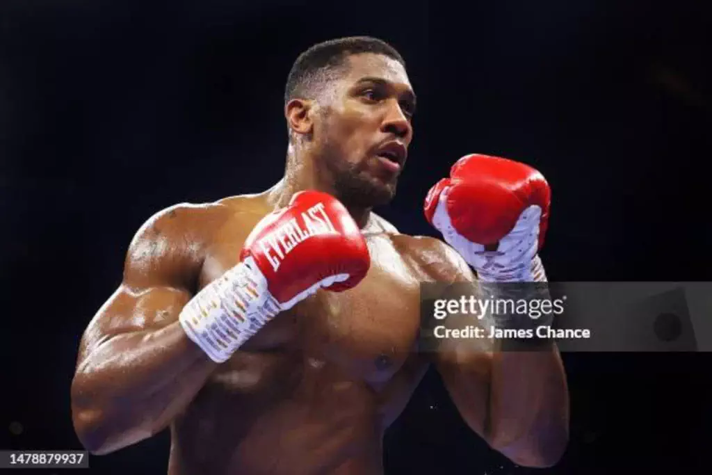 Le boxeur britannique Anthony Joshua