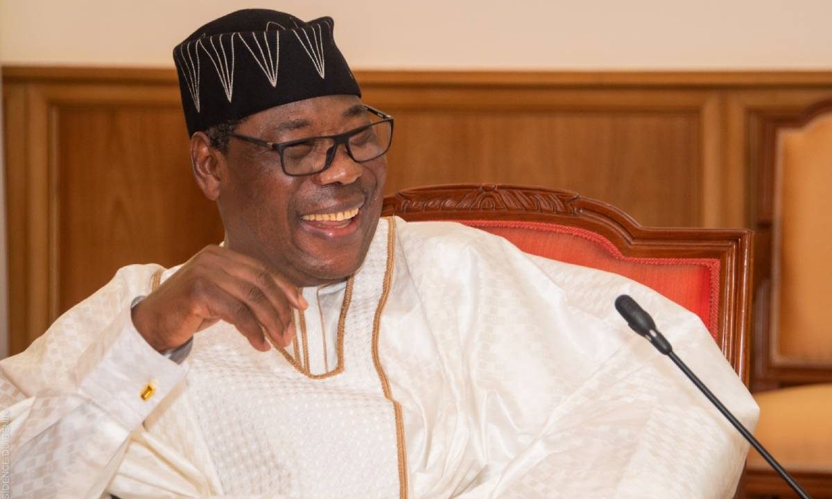 L'ancien président Boni Yayi lors de son audience au palais de la Marina ce lundi 13 juin 2022