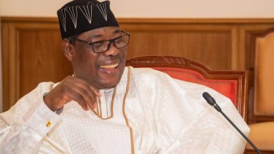 L'ancien président Boni Yayi lors de son audience au palais de la Marina ce lundi 13 juin 2022