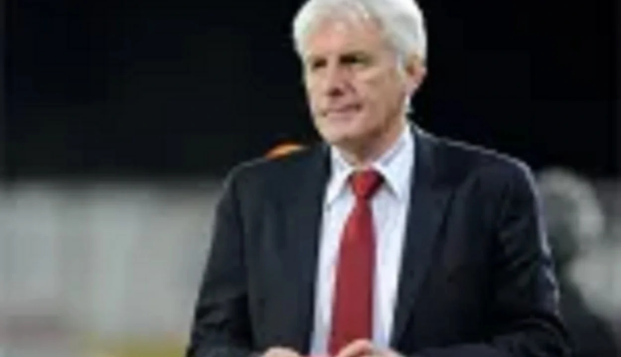 Le sélectionneur de l'Afrique du Sud, Hugo Broos