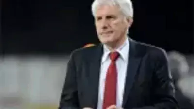 Le sélectionneur de l'Afrique du Sud, Hugo Broos