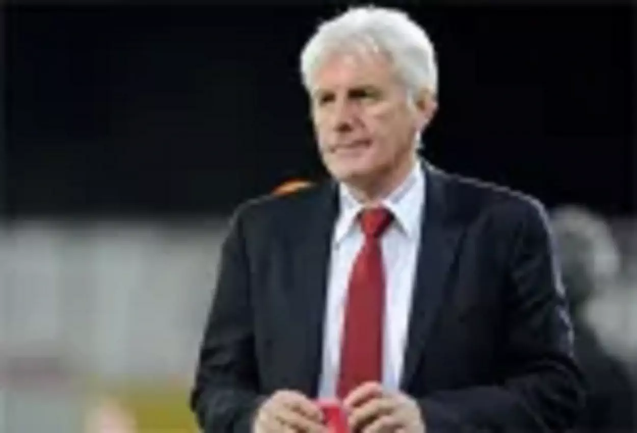 Le sélectionneur de l'Afrique du Sud, Hugo Broos