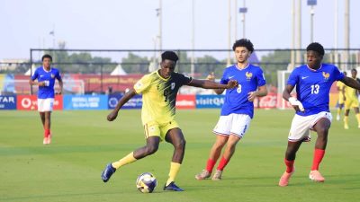 Des joueurs U17 ougandais et français