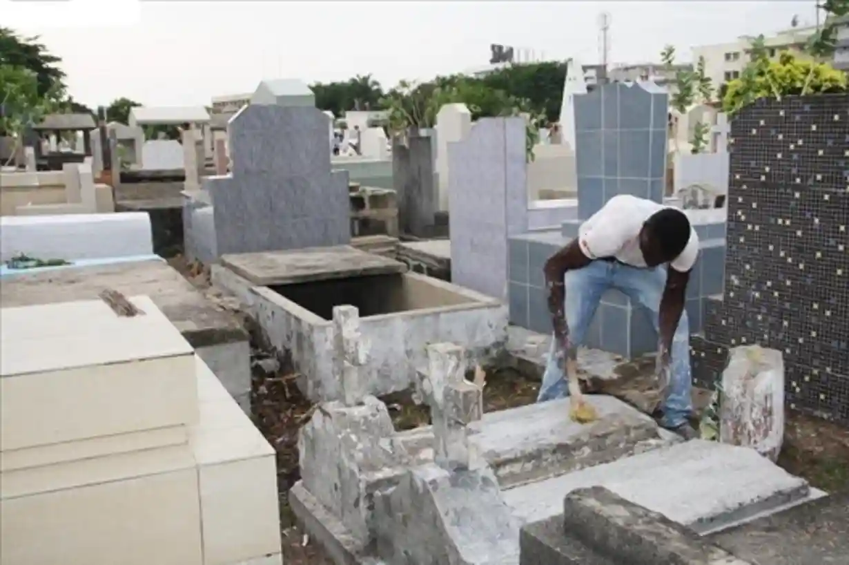 Cimetière au Bénin