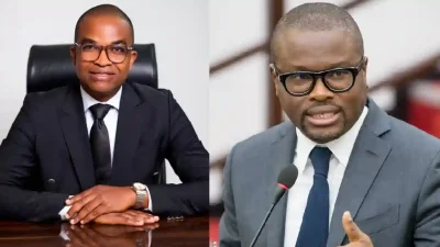 Me Renaud Agbodjo et le ministre d'état Romuald Wadagni