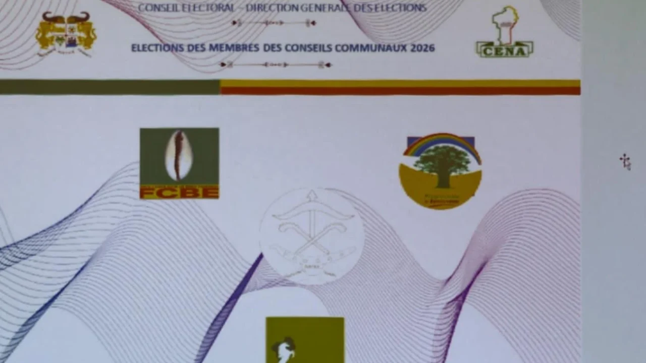 Positionnement des logos pour les éléctions communales de 2026 au Bénin