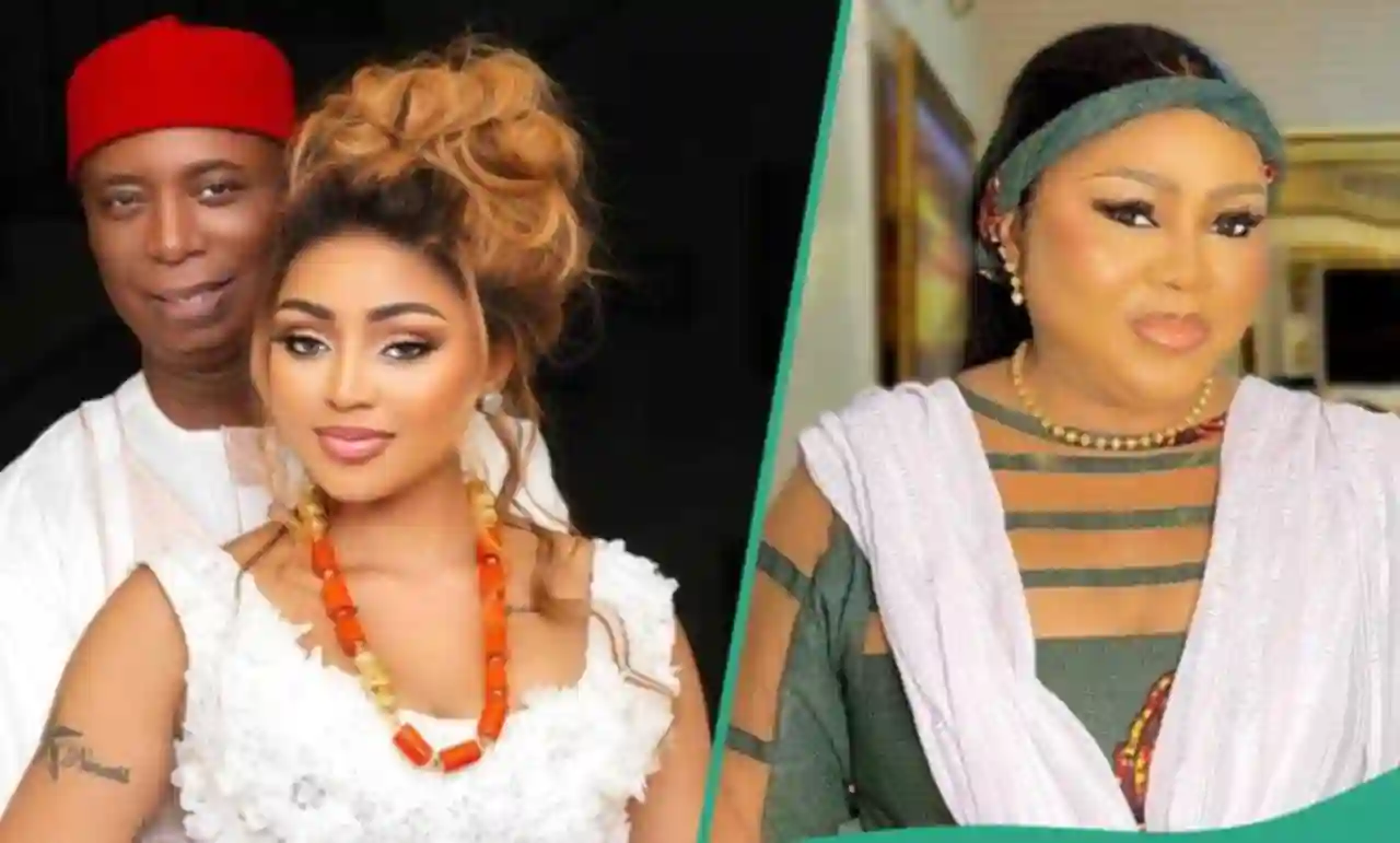 Regina Daniel, son mari Ned Nwoko et sa mère rita daniels