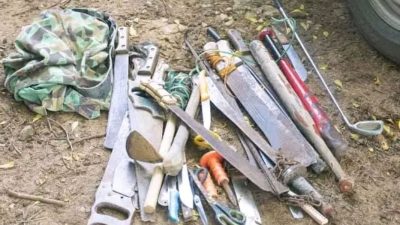 Armes decouvertes au campus de Cocody