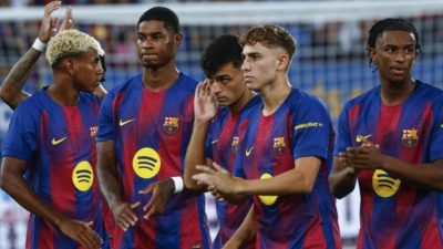 Des joueurs du Barça