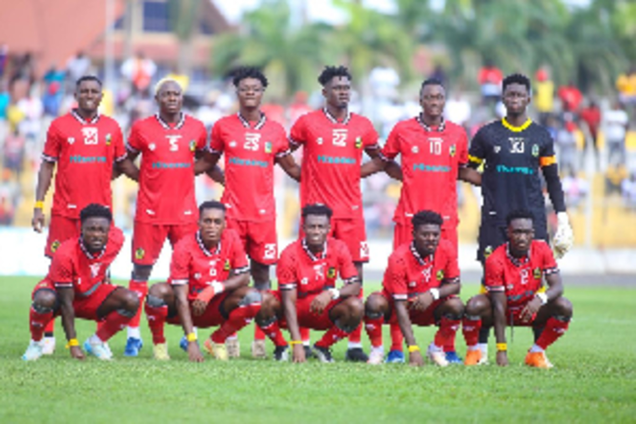 Les joueurs Asante Kotoko