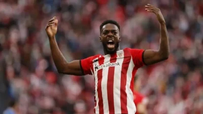 Inaki Williams avec le maillot de l'Athletic Bilbao