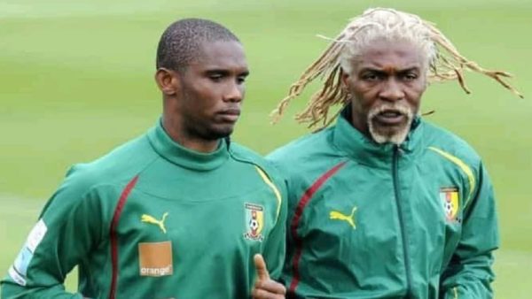 Samuel Eto'o et Rigobert Song