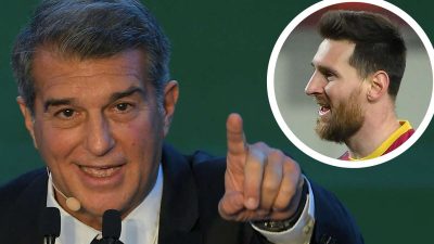 Le président du Barça Joan Laporta veut rapatrier Lionel Messi