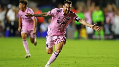 Lionel Messi sous les couleurs de l'Inter Miami