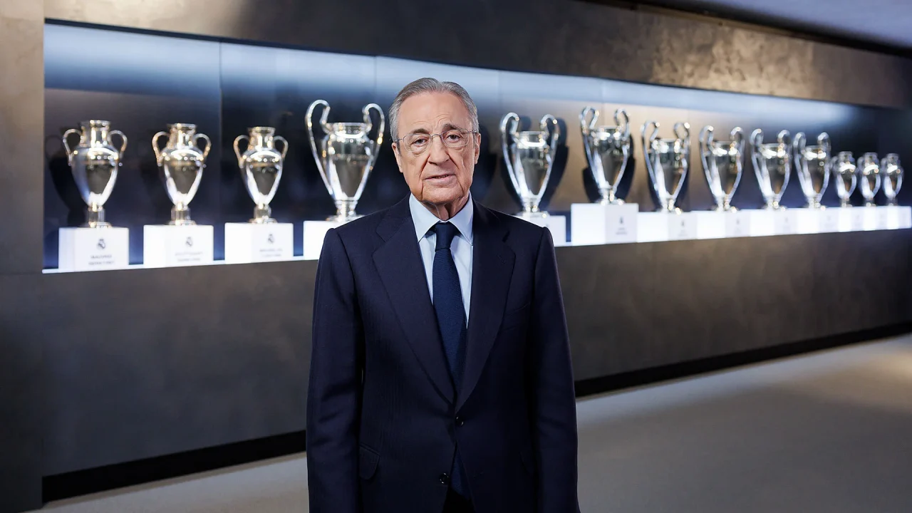 Le président du Real Madrid, Florentino Pérez