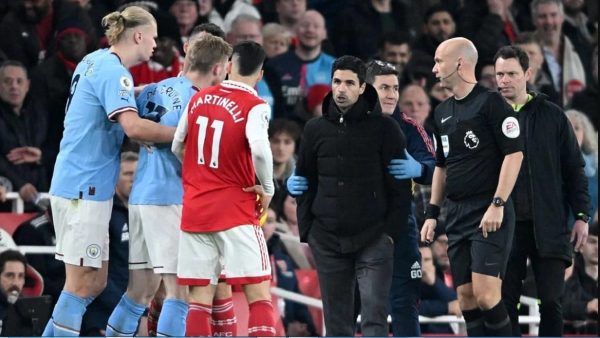 grosse altercation entre De Bruyne et Arteta