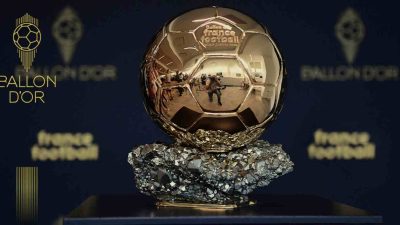 le trophée du Ballon d'Or