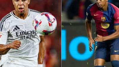 Kylian Mbappé et Lamine Yamal