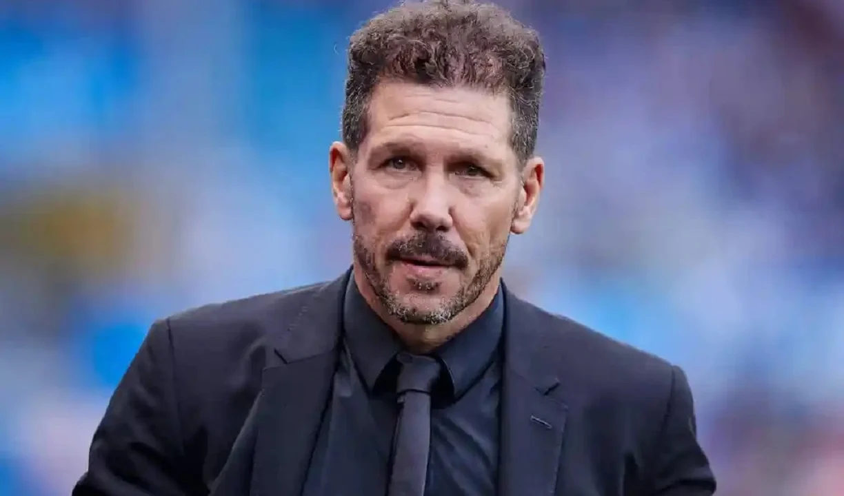 Diego Simeone, l'entraineur de l'Atletico Madrid @xInigoxLarreinax