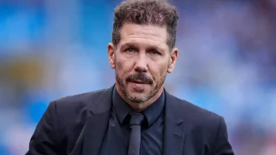 Diego Simeone, l'entraineur de l'Atletico Madrid @xInigoxLarreinax