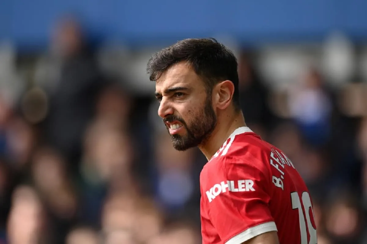 Bruno Fernandes sous les couleurs de Manchester United