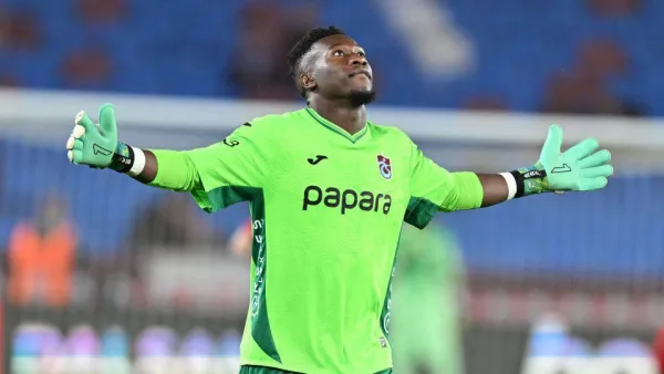 Le gardien de but du Cameroun, André Onana
