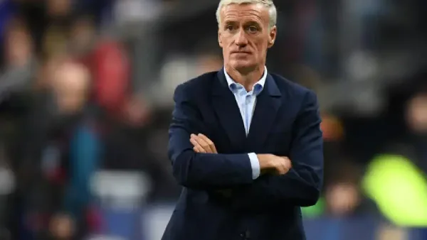 Didier Deschamps, sélectionneur de l'équipe de France @AFP