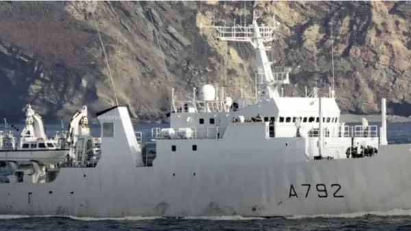 Le bâtiment hydrographique de classe La Pérouse (BH2C) Borda de la Marine nationale française