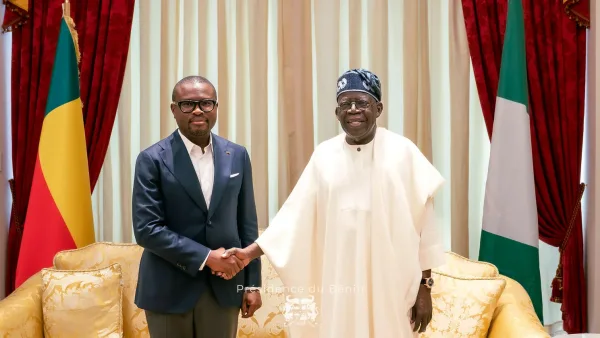 Le président béninois Romuald Wadagni reçu par le président nigérian Bola Tinubu ce lundi 1er mai 2026 à Abuja