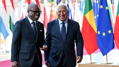Le président béninois Romuald Wadagni a été reçu par le président du Conseil européen, António Costa