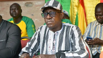 Le président de la Fédération béninoise de pétanque, Garba Yaya