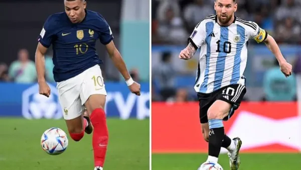 Messi et Mbappé
