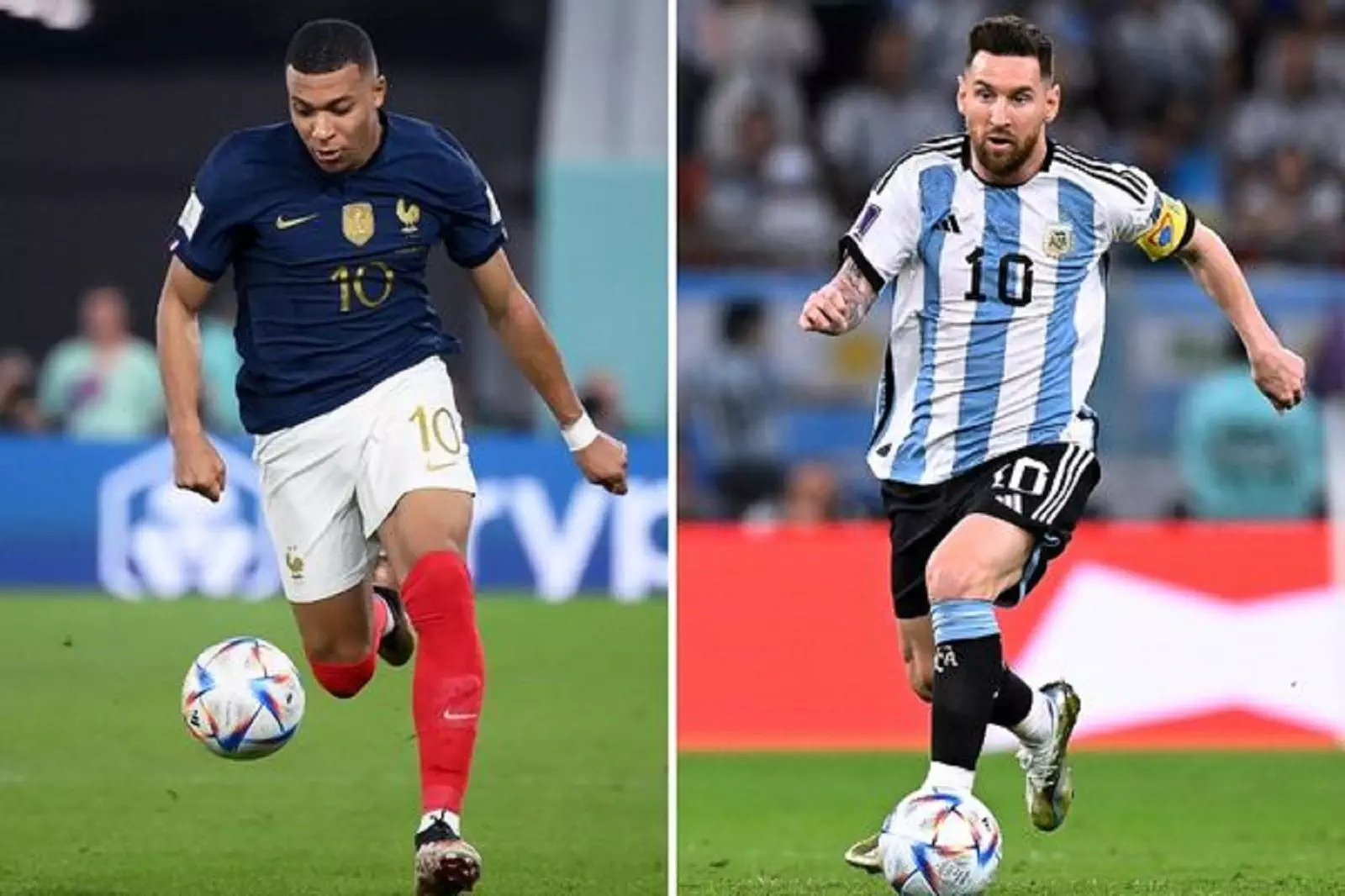 Messi et Mbappé