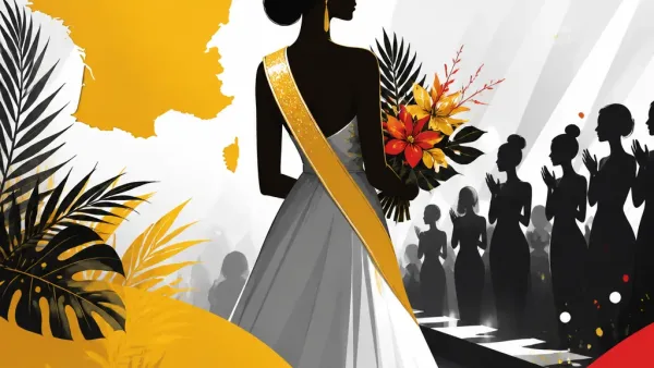 Illustration editoriale pour Miss France 2027 : Leia Diard, la sublime Tahitienne, succède à Hinaupoko Devèze