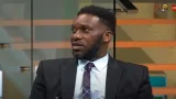 Jay Jay Okocha lors d'une interview sur le match Nigeria-Côte d'Ivoire à la CAN 2023.