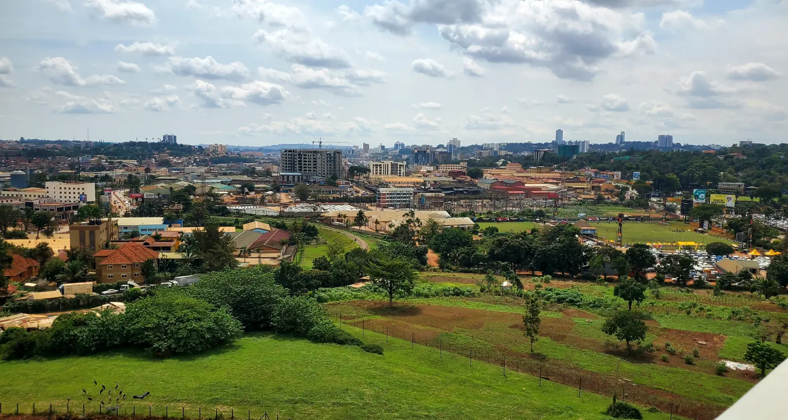 Vue panoramique de Kampala, capitale de l’Ouganda