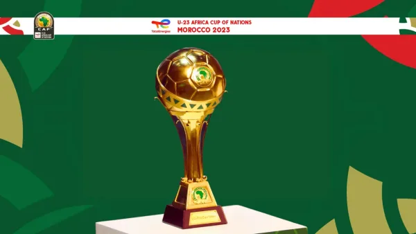 Le trophée de la CAN U23 (photo CAF)
