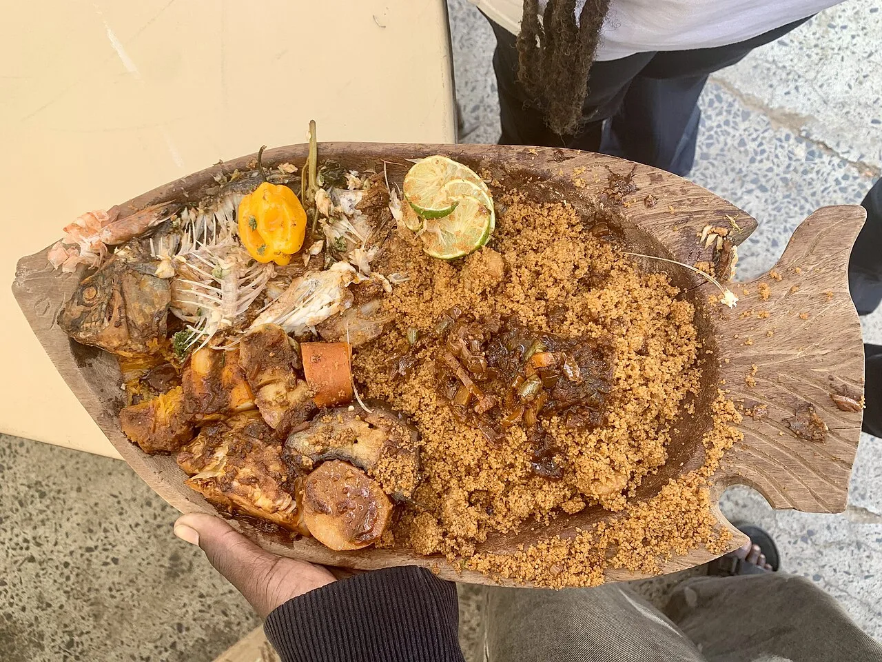 Fonio au poisson, plat sénégalais
