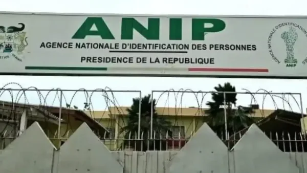 Logo de l'ANIP Bénin avec des éléments graphiques modernes.