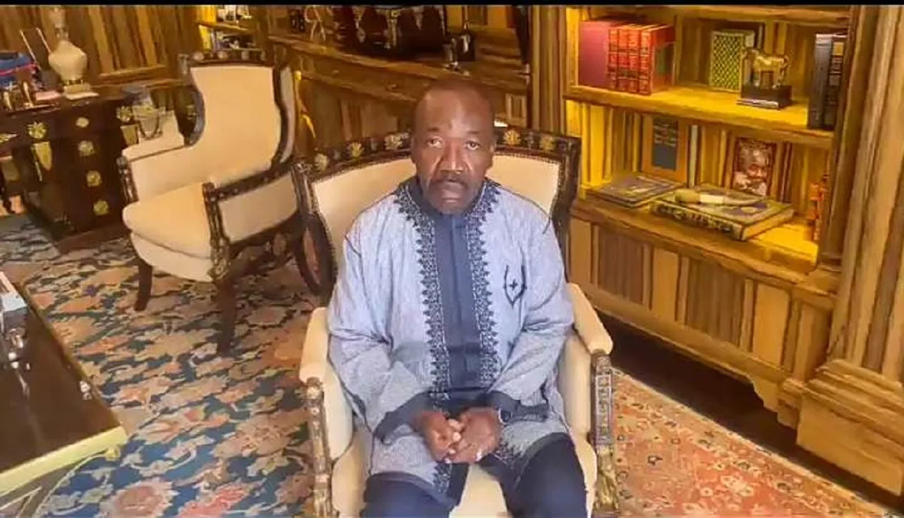 Le président du Gabon Ali Bongo Ondimba, placé en résidence surveillée par des militaires qui l’ont destitué Ã l’issue d’un coup d’Etat mercredi 30 août 2023