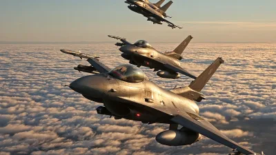 F-16 polonais en mission de police aérienne pour renforcer l'intégrité de l'espace aérien de l'OTAN.