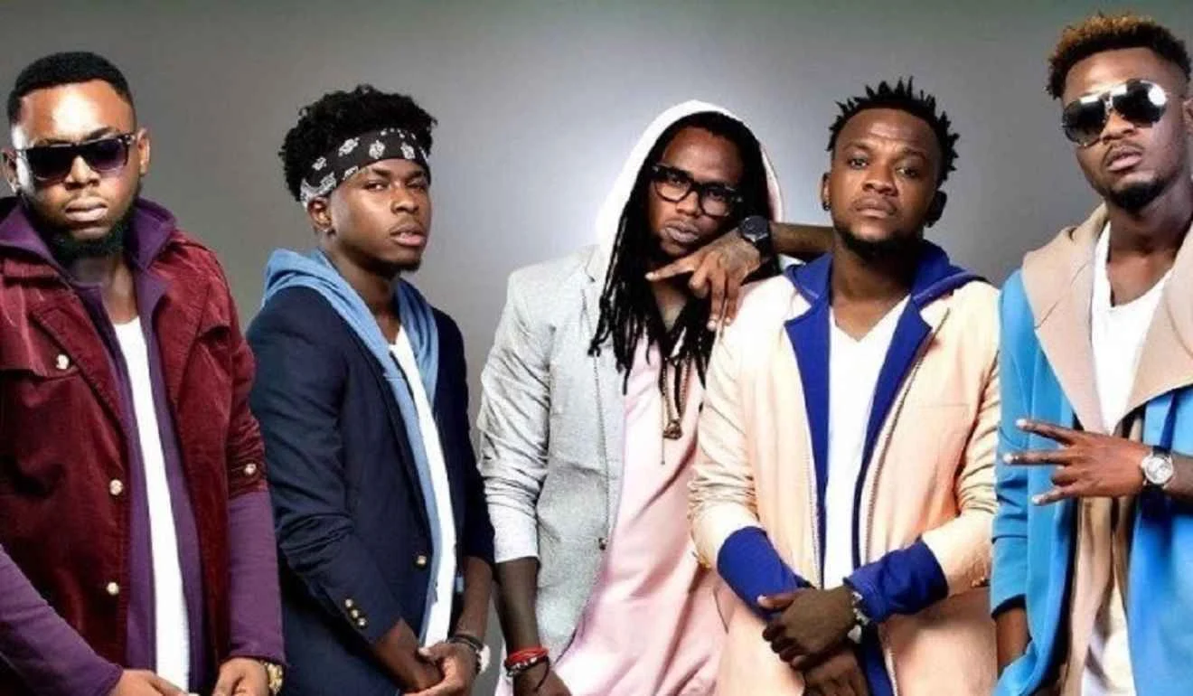 Les artistes Didi B, Black K, Elow’n, El Jay et Joochar du groupe Kiff No Beat