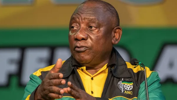 Le président sud-africain, Cyril Ramaphosa